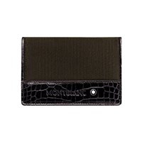 Porta carte di credito Montblanc Uomo Nightflight in Pelle 103607 - 103607